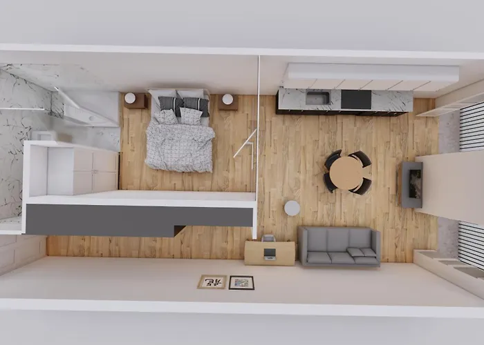 Designer Loft With Balcony In Historic Baixa