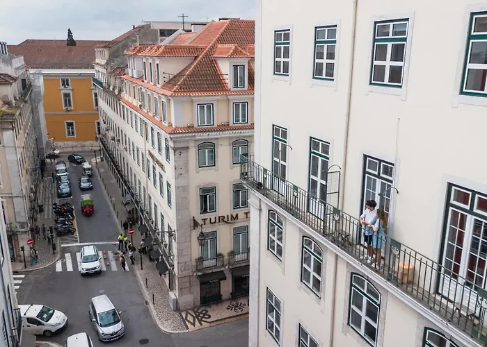 Designer Loft With Balcony In Historic Baixa Apartmán Lisboa