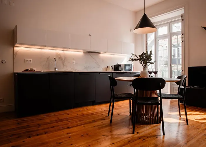 Apartmán Designer Loft With Balcony In Historic Baixa Lisboa