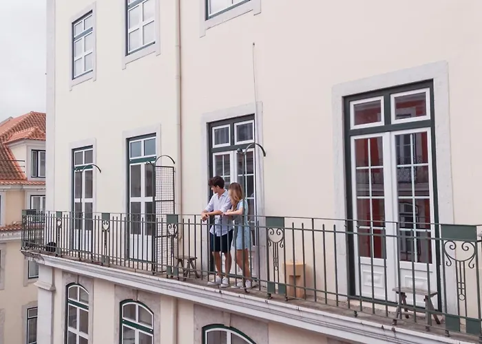 Designer Loft With Balcony In Historic Baixa Apartmán Lisboa